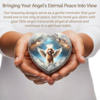 Apricot Mini Poodle - Astral Awe Dog Urn
