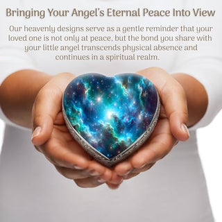 Blue Galaxy Baby or Child Cremation Urn