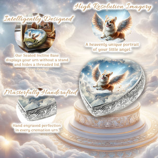 Corgi - Heavenly Serenity Dog Urn
