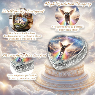 Pug - Rainbow Crossing Dog Urn