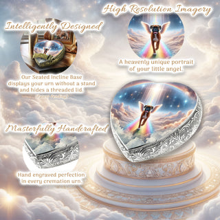 Boxer - Rainbow Bridge Dog Urn