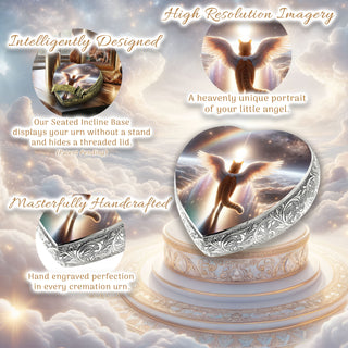 Rainbow Bridge Orange Cat Urn