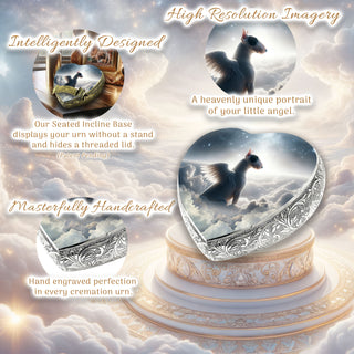 Bull Terrier - Divine Skyscape Dog Urn