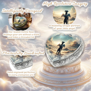 Boxer - Heavenly Panorama Dog Urn