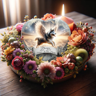 Husky - Divine Skyscape Dog Urn
