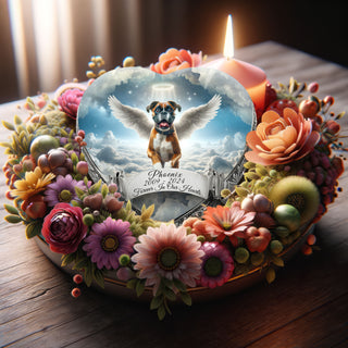 Boxer - Angelic Horizon Dog Urn