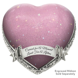 Sparkly Pink Baby or Child Cremation Urn