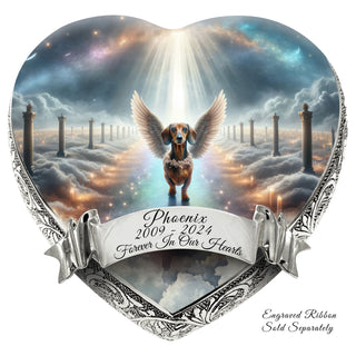 Dachshund - Rainbow Bridge Dog Urn