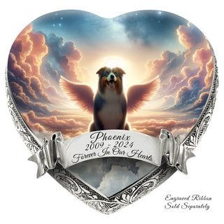 Australian Shepherd - Heavenly Glow Dog Urn