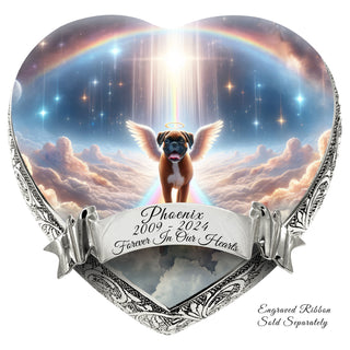 Boxer - Rainbow Bridge Dog Urn
